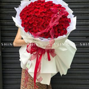 Hoa Bó Khổng Lồ 99 hồng Đỏ Côn Minh S115