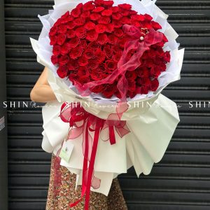 Hoa Bó Khổng Lồ 99hồng Đỏ Côn Minh S115