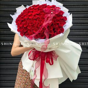 Hoa Bó Khổng Lồ 99 hồng Đỏ Côn Minh S115