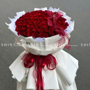 Hoa Bó Khổng Lồ 99 hồng Đỏ Côn Minh S115