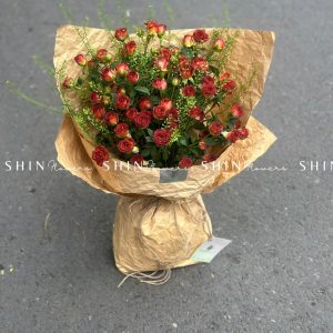 Bó Hoa Hồng Chùm Chocolate S114