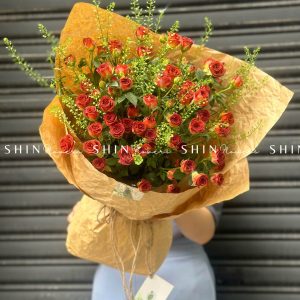 Bó Hoa Hồng Chùm Chocolate S114