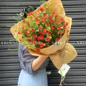 Bó Hoa Hồng Chùm Chocolate S114