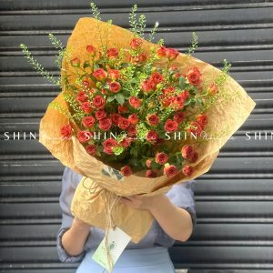 Bó Hoa Hồng Chùm Chocolate S114