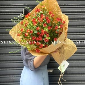 Bó Hoa Hồng Chùm Chocolate S114