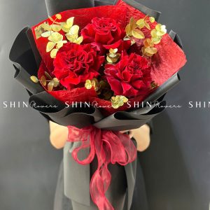 Bó Hoa Hồng Đỏ Nhập Ecuador Hearts S107