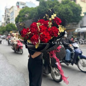 Bó Hoa Hồng Đỏ Nhập Ecuador Hearts S112