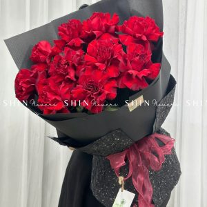 Bó 10 Hoa Hồng Đỏ Nhập Ecuador Hearts Khổng Lồ S147