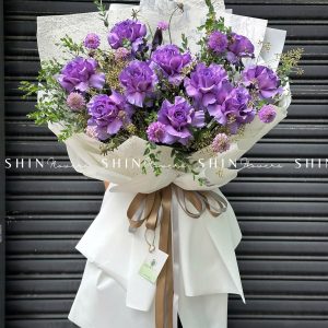 Bó 10 Hoa Hồng Tím Nhập Ecuador Shyla S145