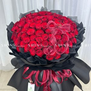Hoa Bó Khổng Lồ 99 hồng Đỏ Côn Minh S167