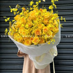 Hoa Bó Hoa Hồng Vàng S161