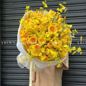 Hoa Bó Hoa Hồng Vàng S161