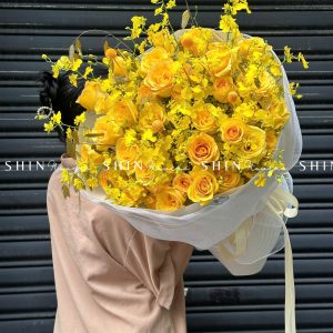 Hoa Bó Hoa Hồng Vàng S161
