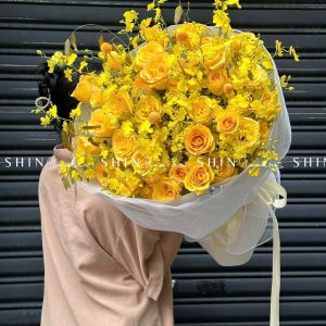 Hoa Bó Hoa Hồng Vàng S161