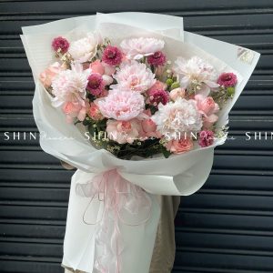 Hoa Bó 7 Mẫu Đơn Hồng S158