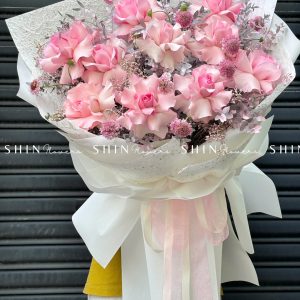 Bó 10 Hoa Hồng Nhập Ecuador Christa S172