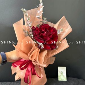 Bó 1 Hoa Hồng Đỏ Nhập Ecuador Hearts only you S177