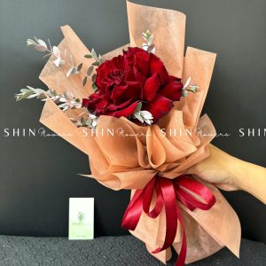 Bó 1 Hoa Hồng Đỏ Nhập Ecuador Hearts only you S177