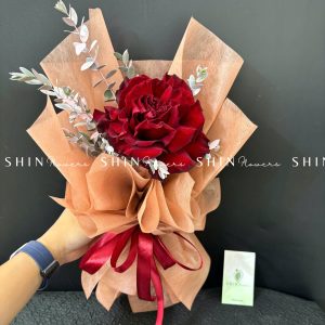 Bó 1 Hoa Hồng Đỏ Nhập Ecuador Hearts only you S177