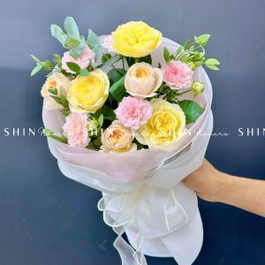 Hoa Bó Hoa Hồng Vàng S175