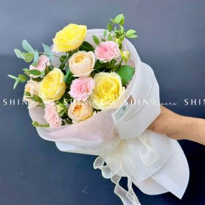 Hoa Bó Hoa Hồng Vàng S175