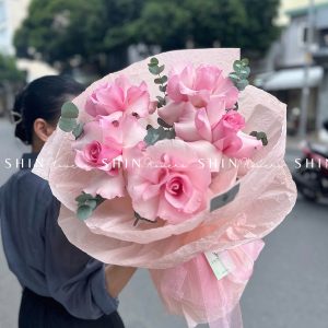 Bó 5 Hoa Hồng Nhập Ecuador Christa S173