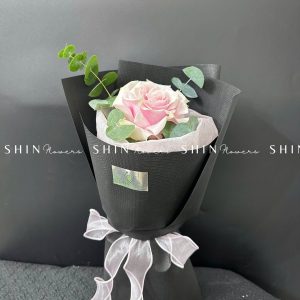 Bó 1 Hoa Hồng Nhập Ecuador Pink Mondial S177