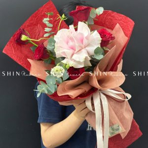 Bó 1 Hoa Hồng Nhập Ecuador Pink Mondial S182