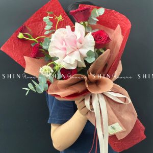 Bó 1 Hoa Hồng Nhập Ecuador Pink Mondial S182