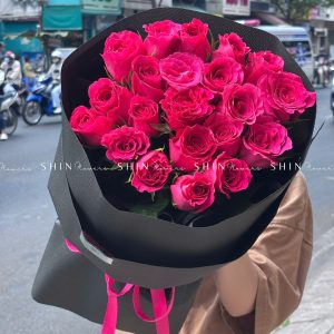 Bó Hoa 20 Bông Hồng Pink Floyd S167