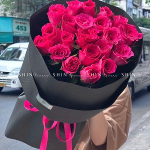 Bó Hoa 20 Bông Hồng Pink Floyd S167