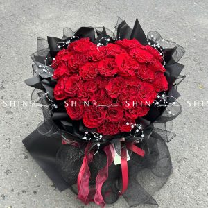 Bó hoa Tim 29 Hoa Hồng Đỏ Nhập Ecuador Hearts S184