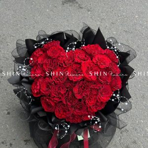 Bó hoa Tim 29 Hoa Hồng Đỏ Nhập Ecuador Hearts S184