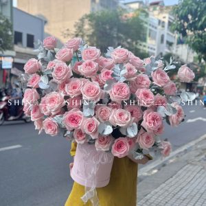 Lẵng Hoa Hồng Ohara Chúc Mừng H072
