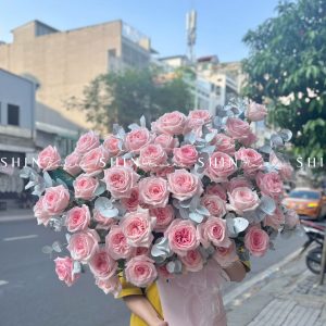 Lẵng Hoa Hồng Ohara Chúc Mừng H072