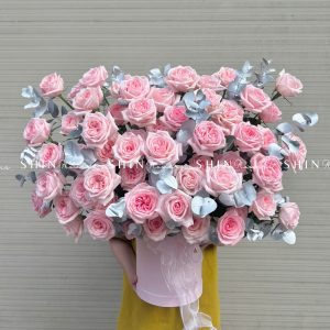 Lẵng Hoa Hồng Ohara Chúc Mừng H072