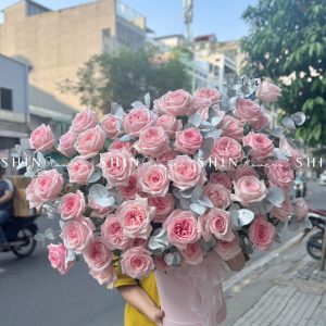Lẵng Hoa Hồng Ohara Chúc Mừng H072