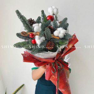 Bó hoa NOEL Cây Thông Nobilis Đan Mạch T008