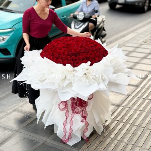 Bó Hồng Khổng Lồ 200 Đóa Hồng Đỏ S636
