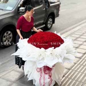 Bó Hồng Khổng Lồ 200 Đóa Hồng Đỏ S636