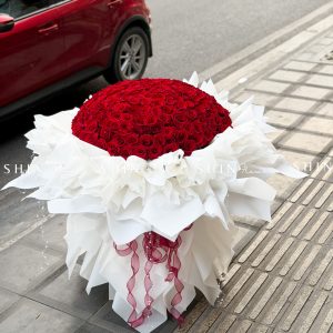 Bó Hồng Khổng Lồ 200 Đóa Hồng Đỏ S636