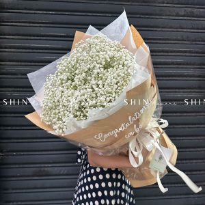 Hoa Bó Hoa Baby Trắng S228