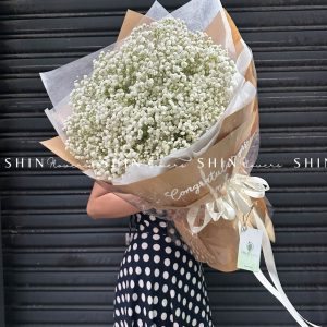 Hoa Bó Hoa Baby Trắng S228