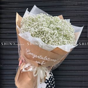 Hoa Bó Hoa Baby Trắng S228