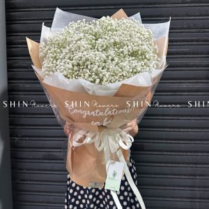 Hoa Bó Hoa Baby Trắng S228