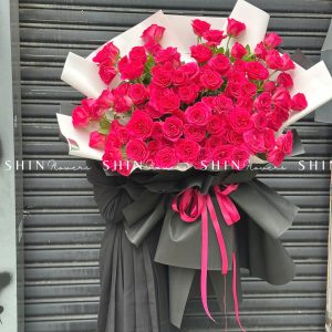 Bó 99 Hoa Hồng Pink floyd Khổng Lồ S221