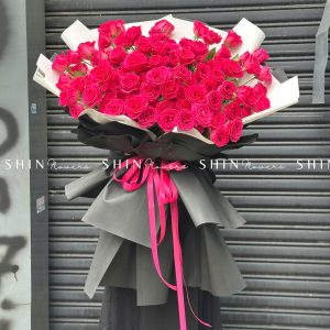 Bó 99 Hoa Hồng Pink floyd Khổng Lồ S221