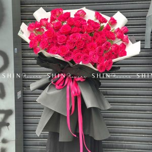 Bó 99 Hoa Hồng Pink floyd Khổng Lồ S221