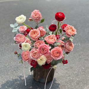 Lẵng Hoa hồng Juliet H100