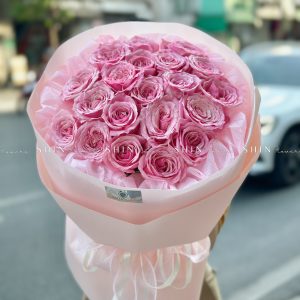 Bó Hoa Hồng Ohara Hồng Đậm S353
